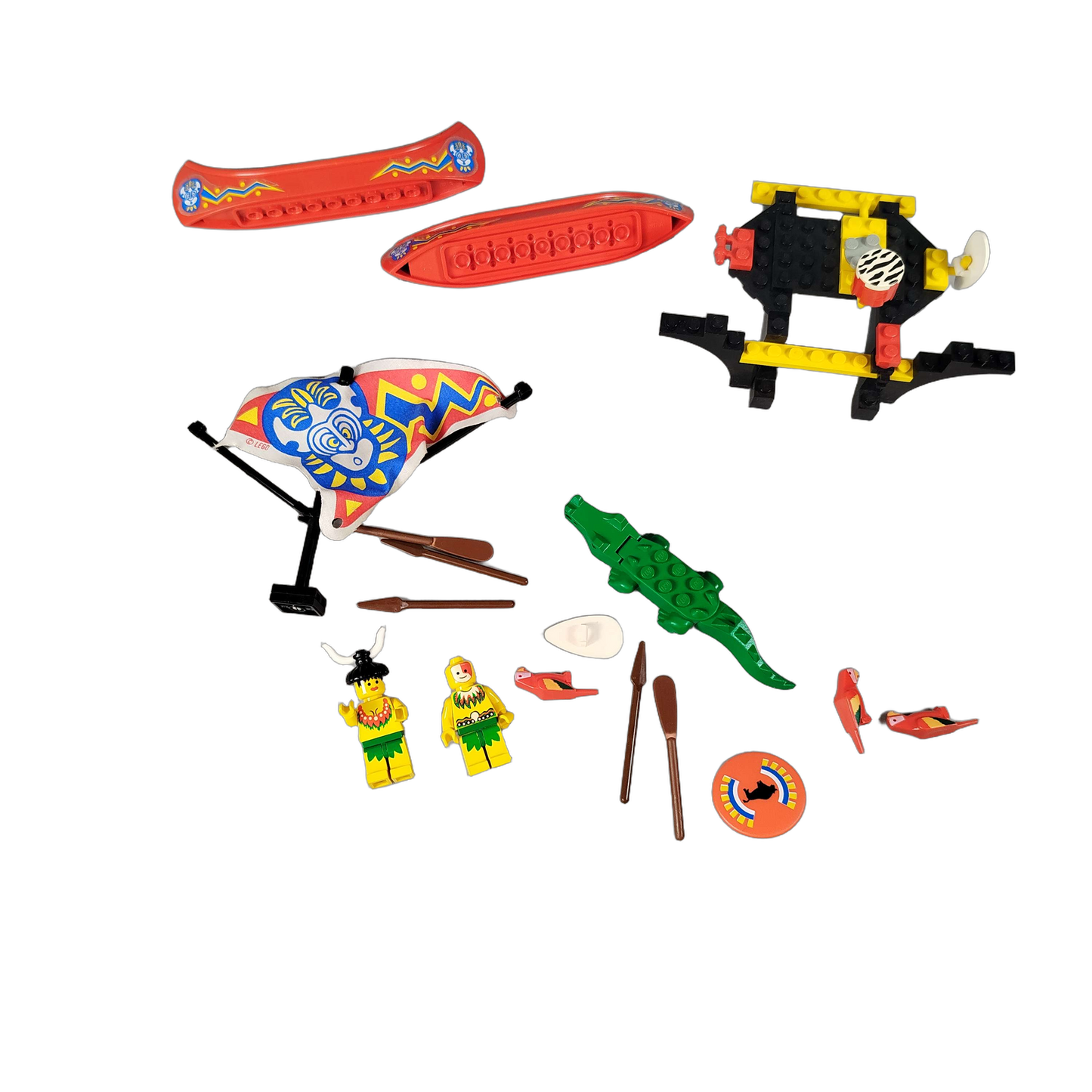 LEGO Insulaner Zwillingskanu 6256 Set
