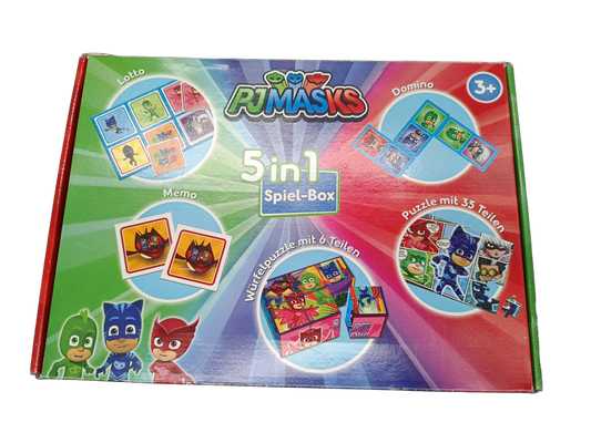 Playland PJ Masks 5 in 1 Kinderspiel-Box