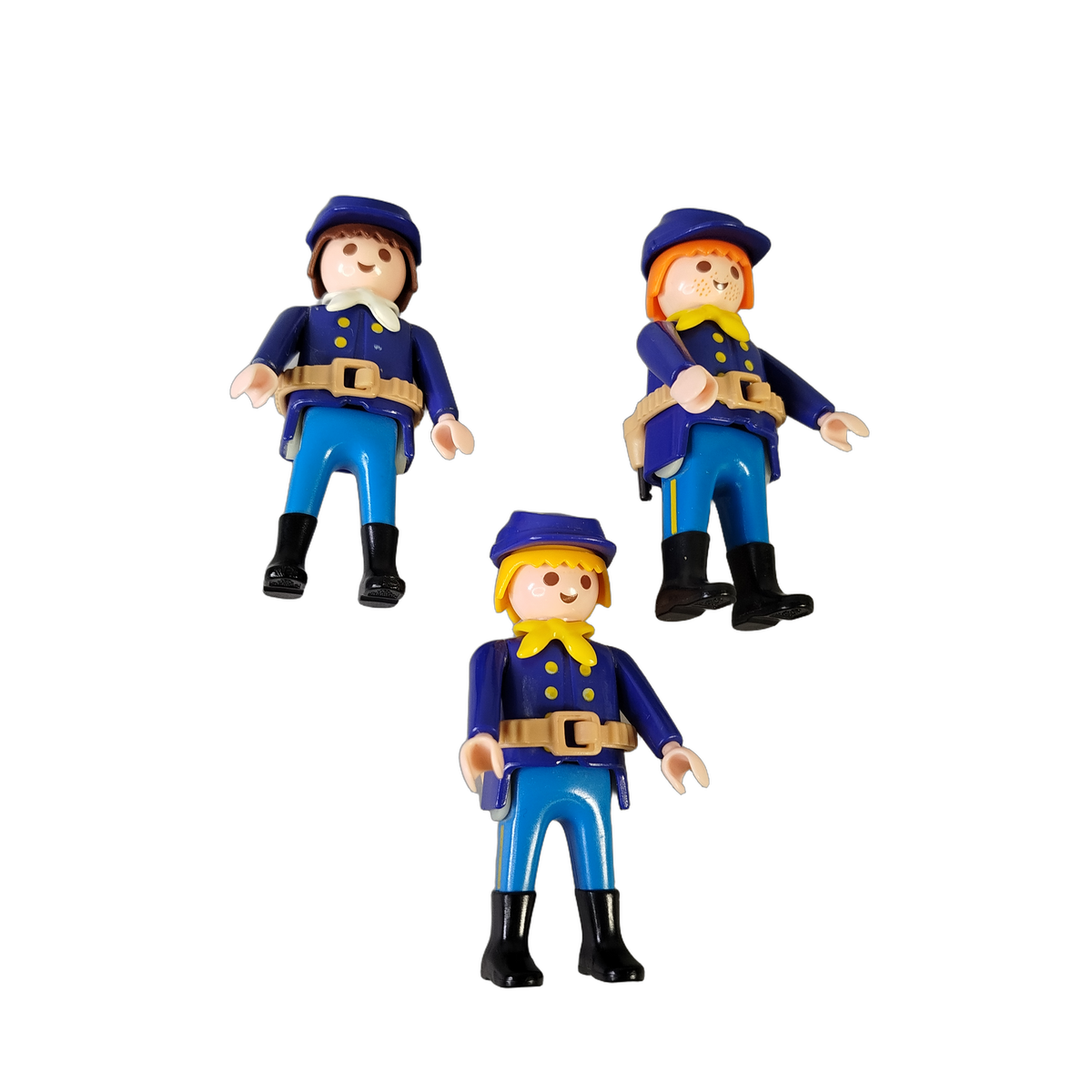 Playmobil Bundle Union Soldaten Set von 3 Figuren mit Waffen-Zubehör