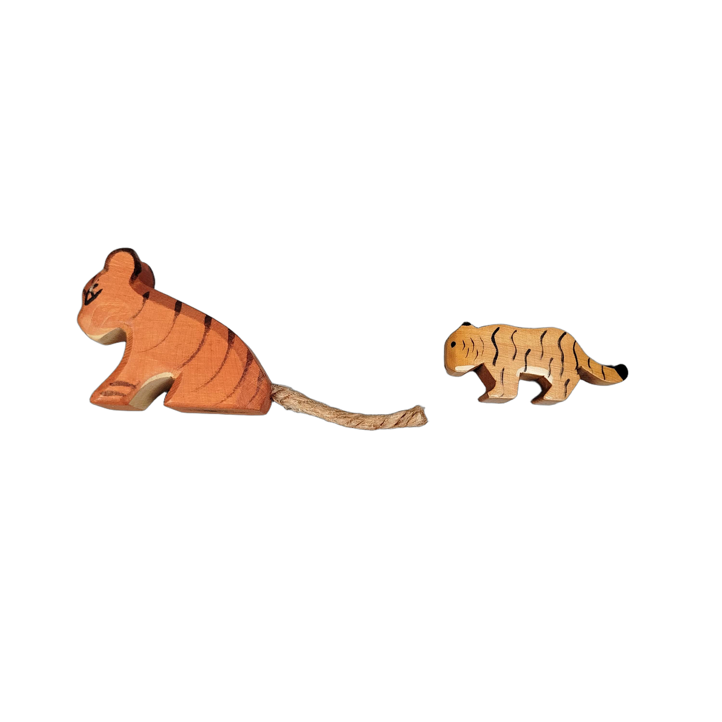 Ostheimer Bundle Holztiere Set von 2 Tiger & Baby