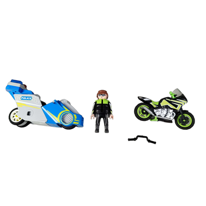 Playmobil Bundle Polizei 9371 Set von 4 Figuren & Fahrzeuge