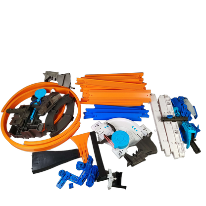 Mattel Bundle Rennbahn Set Looping & Launcher Bauteile