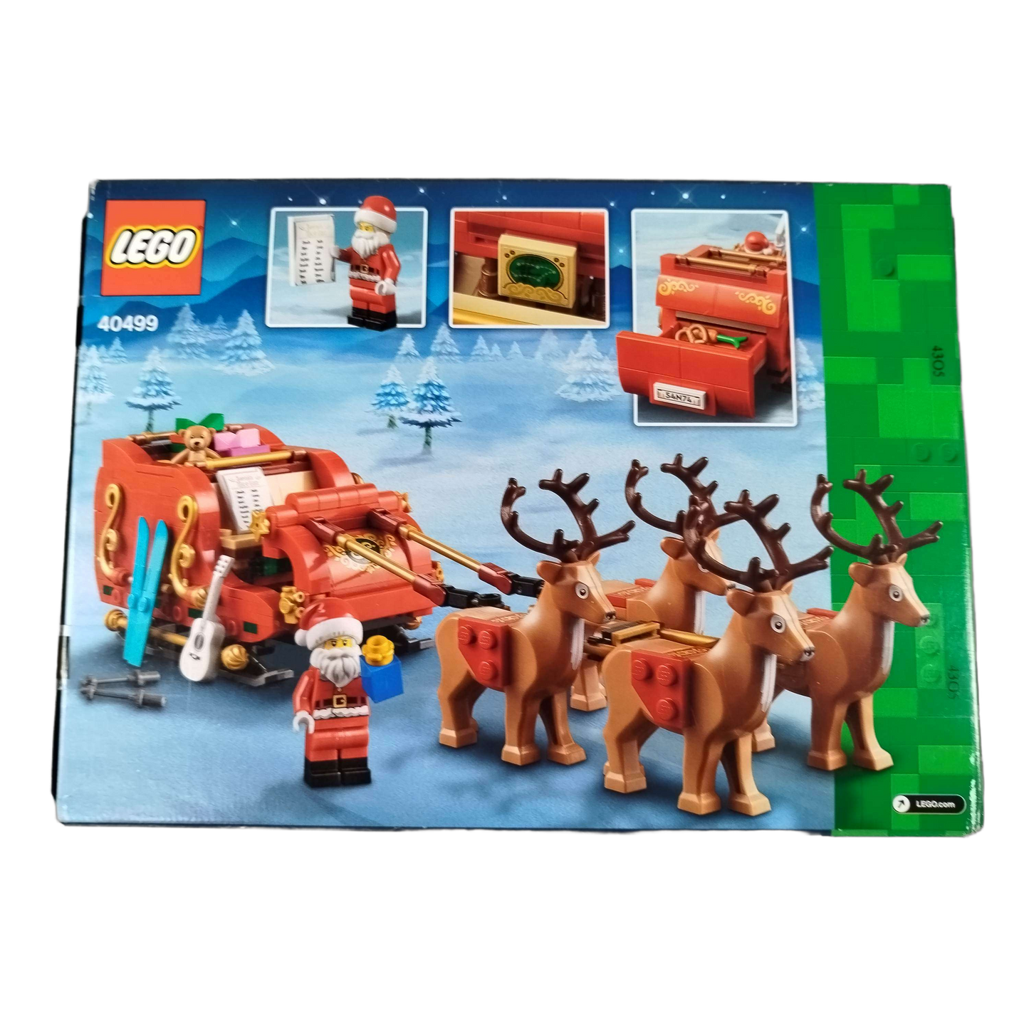 LEGO Santa’s Sleigh 40499 Bauset Neu