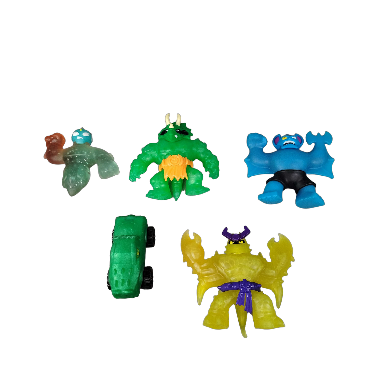 Moose Toys Bundle Heroes of Goo Jit Zu 5er Figuren & Auto
