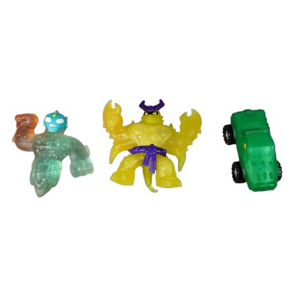 Moose Toys Bundle Heroes of Goo Jit Zu 5er Figuren & Auto