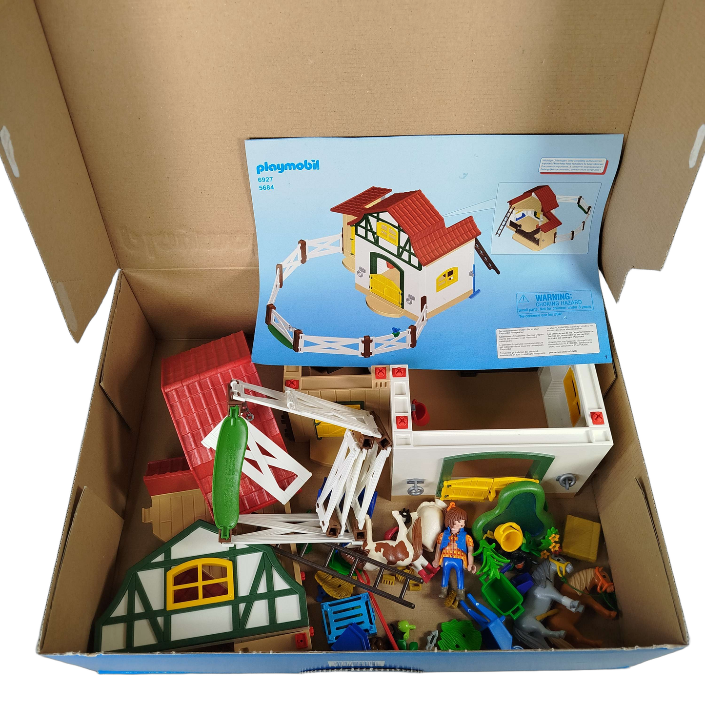 Playmobil Ponyhof 6927 Spielset mit Tieren & Heuboden