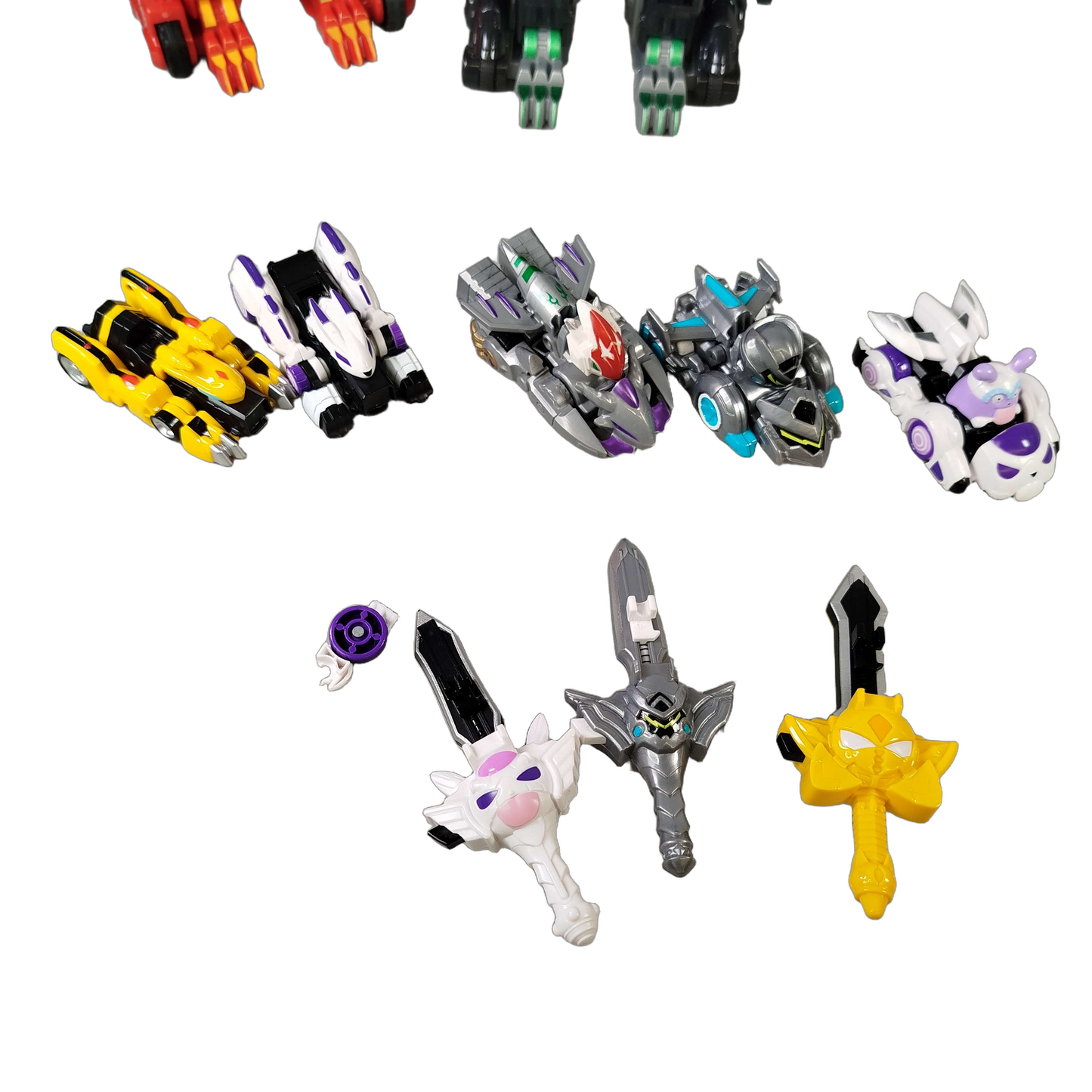 Monkart Bundle Mecha Set von 12 Black Mecha & Red Mecha Actionfiguren