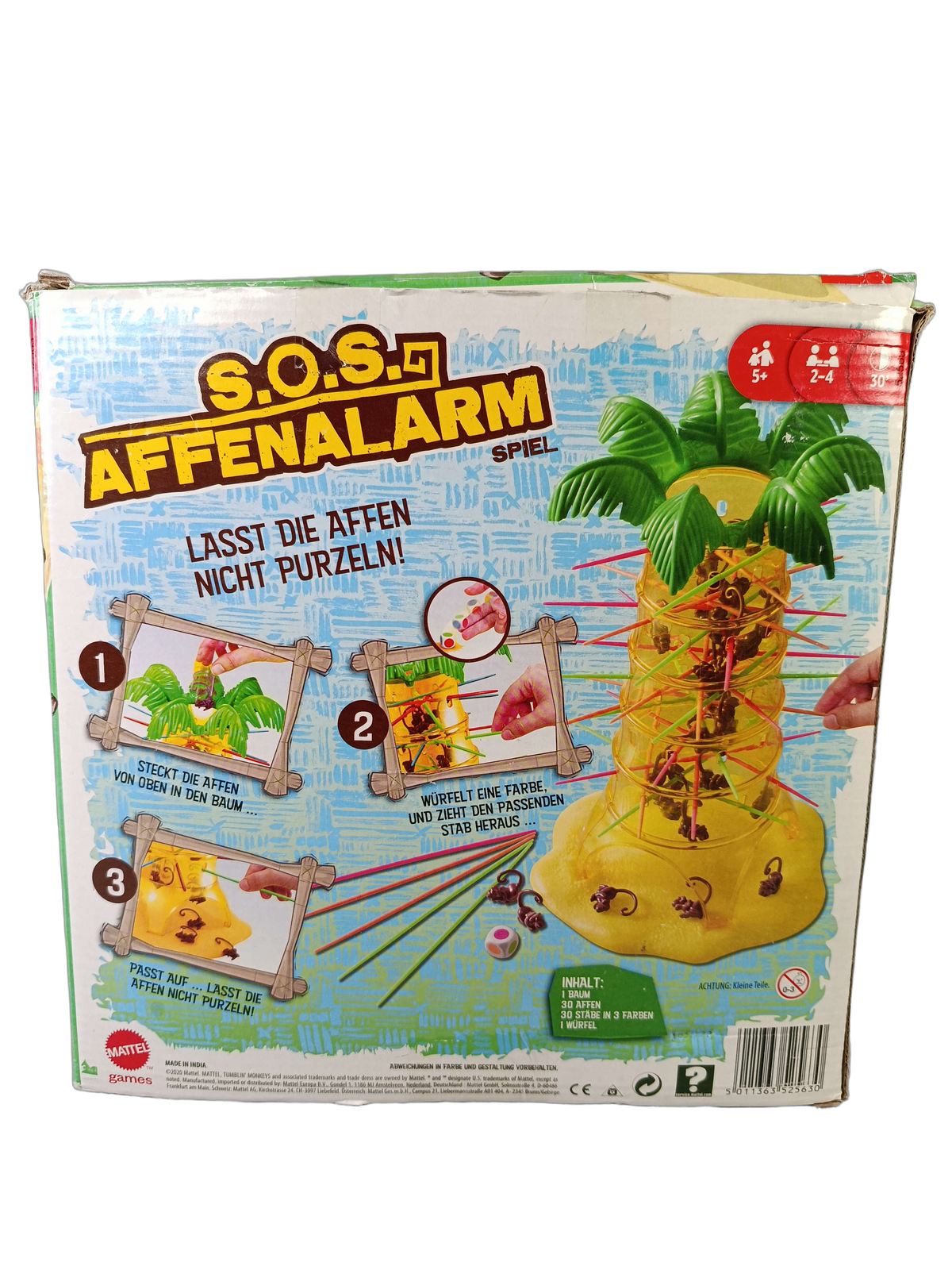 Mattel S.O.S. Affenalarm Geschicklichkeitsspiel