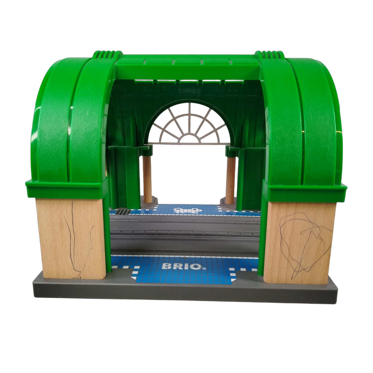 BRIO Hauptbahnhof 33649 Holzeisenbahn Spielset