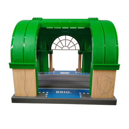 BRIO Hauptbahnhof 33649 Holzeisenbahn Spielset
