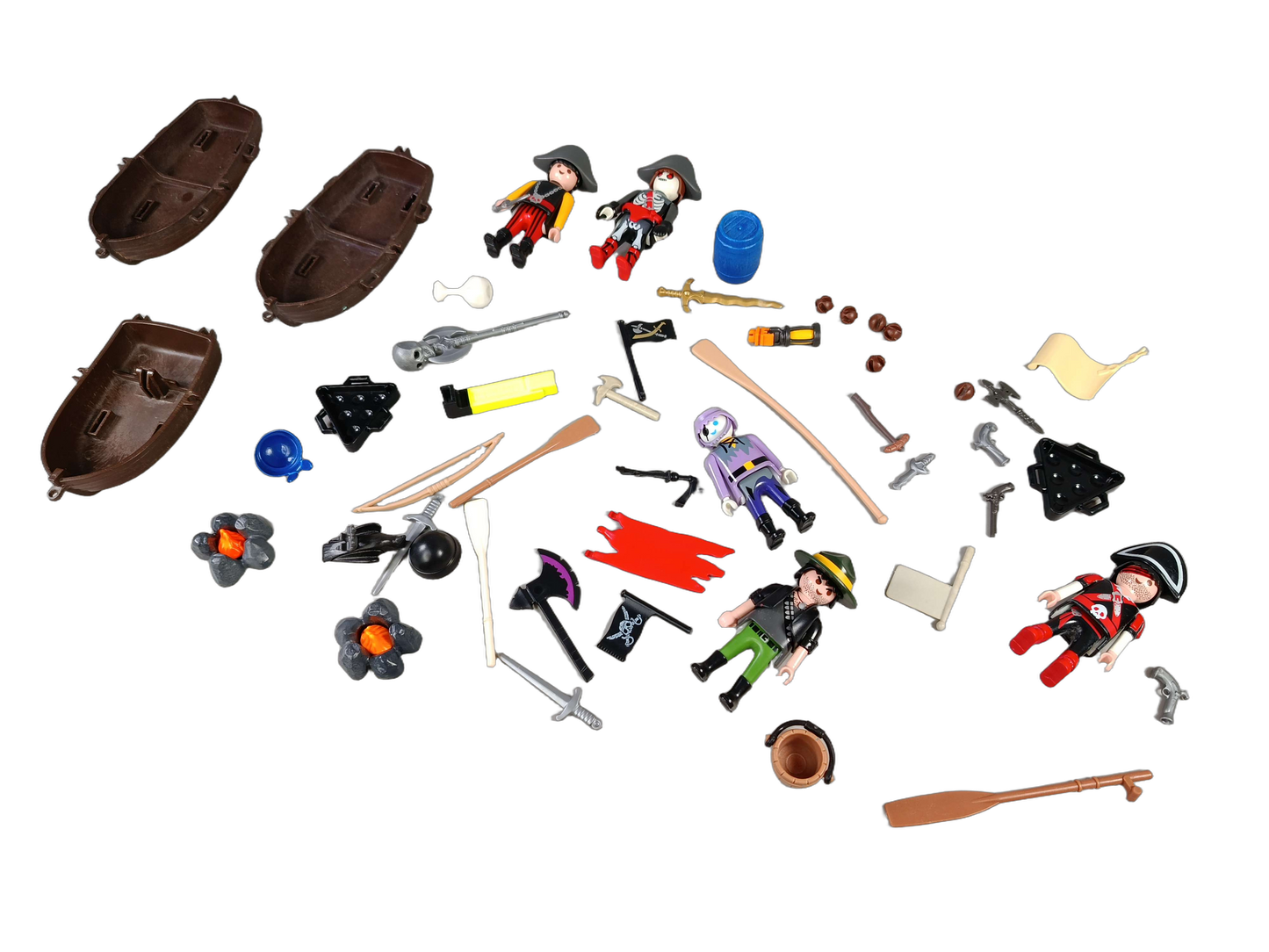 Playmobil Bundle Piraten großes Set Figuren, Boote & Zubehör