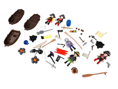 Playmobil Bundle Piraten großes Set Figuren, Boote & Zubehör