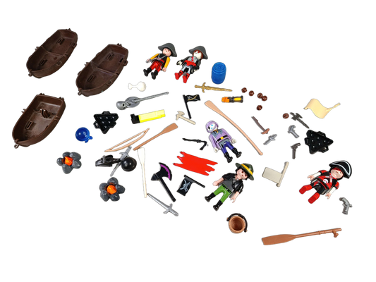 Playmobil Bundle Piraten großes Set Figuren, Boote & Zubehör