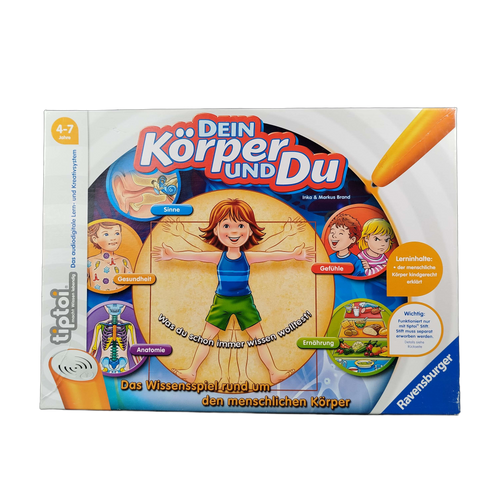 Ravensburger Bundle tiptoi Dein Körper & Du Buch & Stift