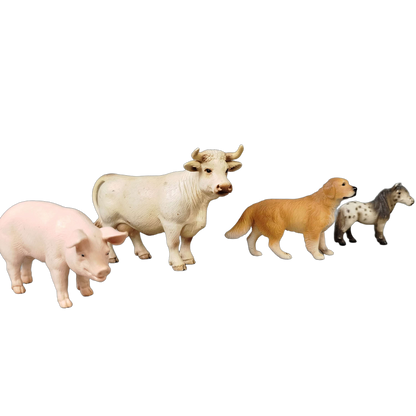 Schleich Tiere Bundle Bauernhof & Wildtiere 8 Teile Tierfiguren