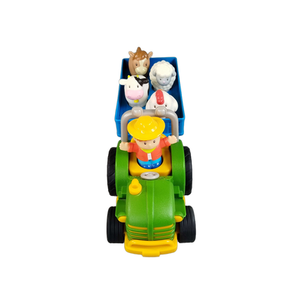 Battat Traktor mit Anhänger & Tiere Spielset