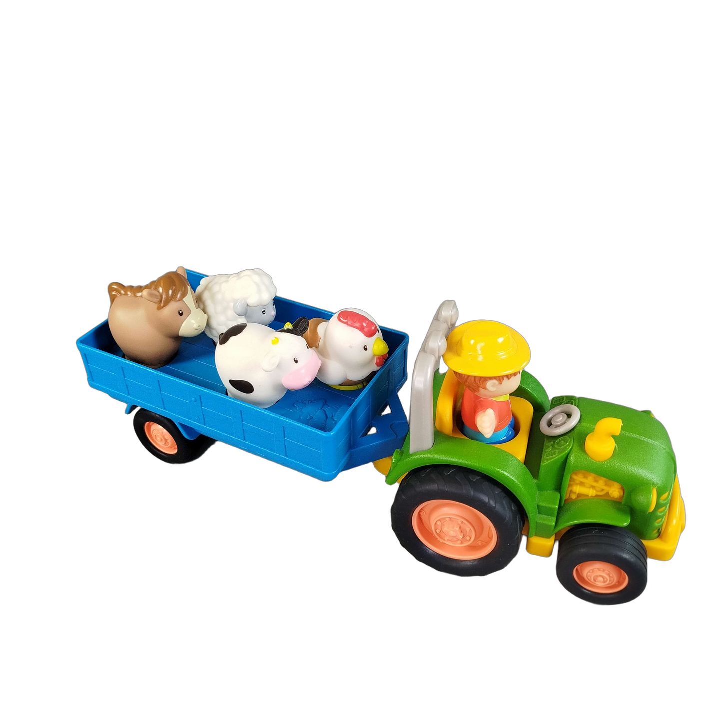 Battat Traktor mit Anhänger & Tiere Spielset