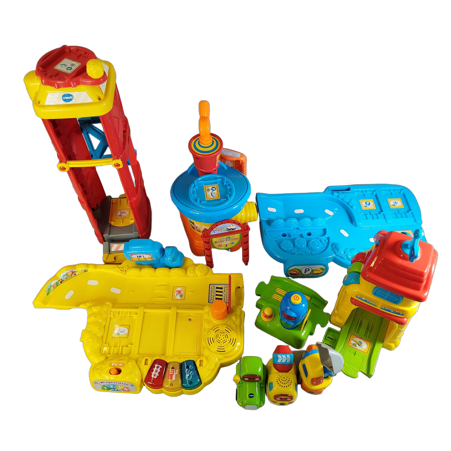 VTech Bundle Tut Tut Baby Flitzer Parkhaus Lernspielzeug