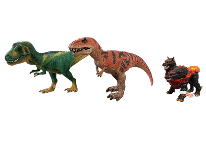 Schleich Bundle Dinosaurier & Eldrador Höllenhund 3 Teile Figuren