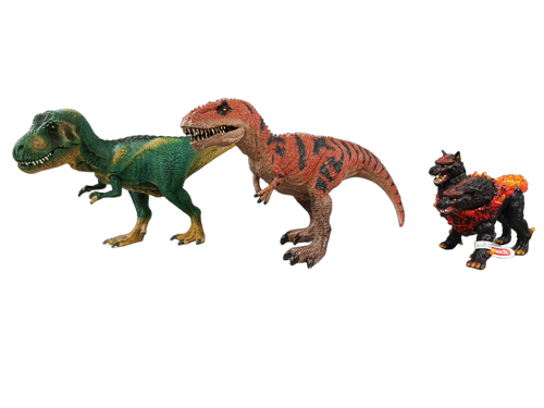 Schleich Bundle Dinosaurier & Eldrador Höllenhund 3 Teile Figuren