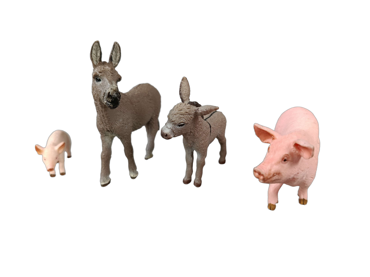 Schleich Tiere Bundle Bauernhof & Wildtiere 10 Teile Tierfiguren