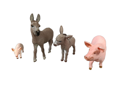 Schleich Tiere Bundle Bauernhof & Wildtiere 10 Teile Tierfiguren