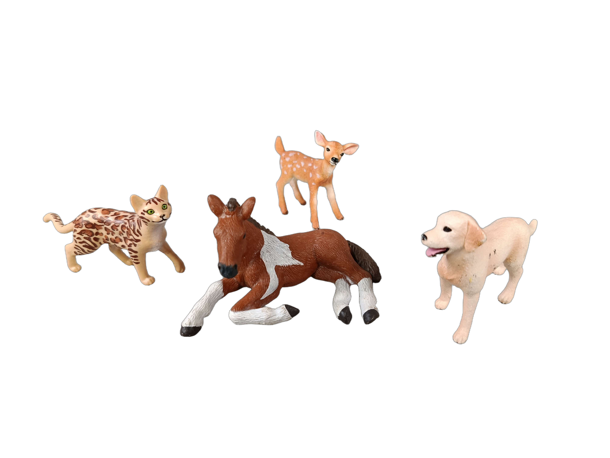Schleich Tiere Bundle Bauernhof & Wildtiere 10 Teile Tierfiguren