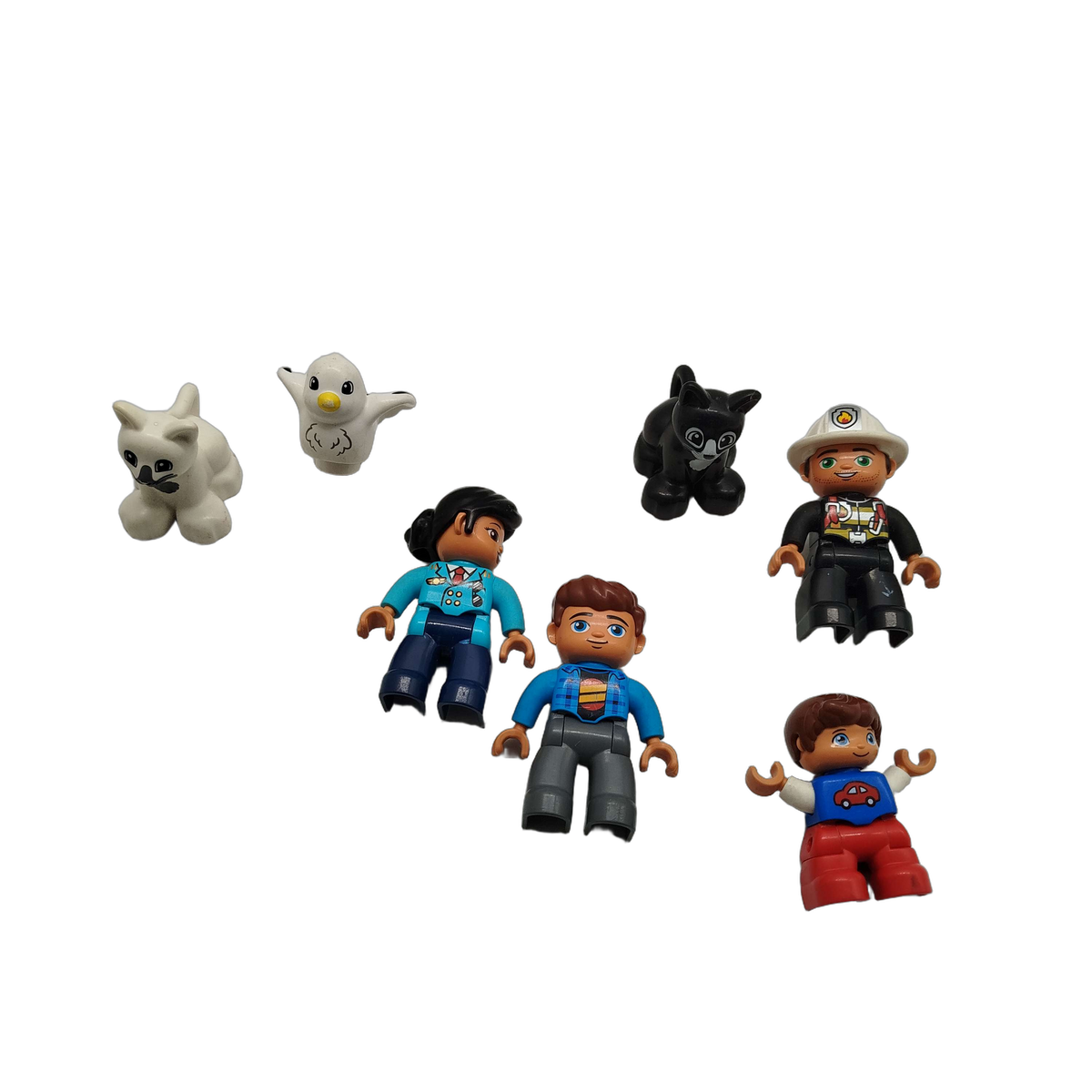 LEGO Bundle Duplo Set von 17 Figuren & Tiere Elefant Tiger Affe Hund