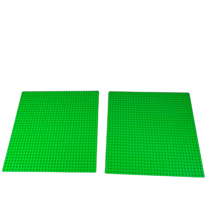 LEGO Bundle 2x Bauplatten 16x16 grün