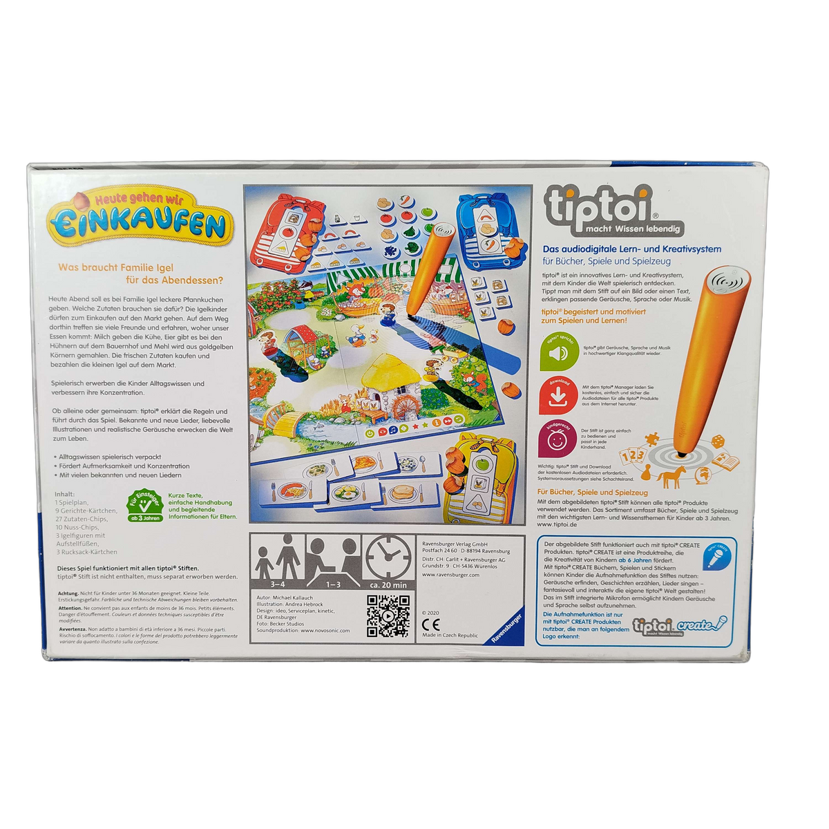 Ravensburger tiptoi Heute gehen wir einkaufen 00041 Lernspiel