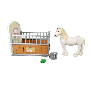 Schleich Tiere Pferdestall & Stute, Spielset mit Zubehör