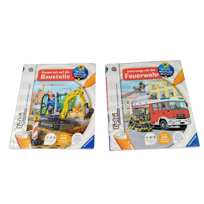 Ravensburger Bundle tiptoi Wieso Weshalb Warum Set von 2 Lernbücher