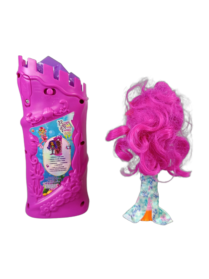 Mattel Bundle Bright Fairy Friends Set Puppe & Schloss-Behälter