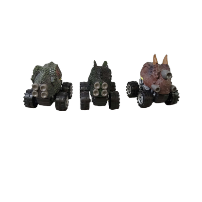 Dinobros Bundle Dinosaurier Pull-Back T-Rex Set von 3 Autos