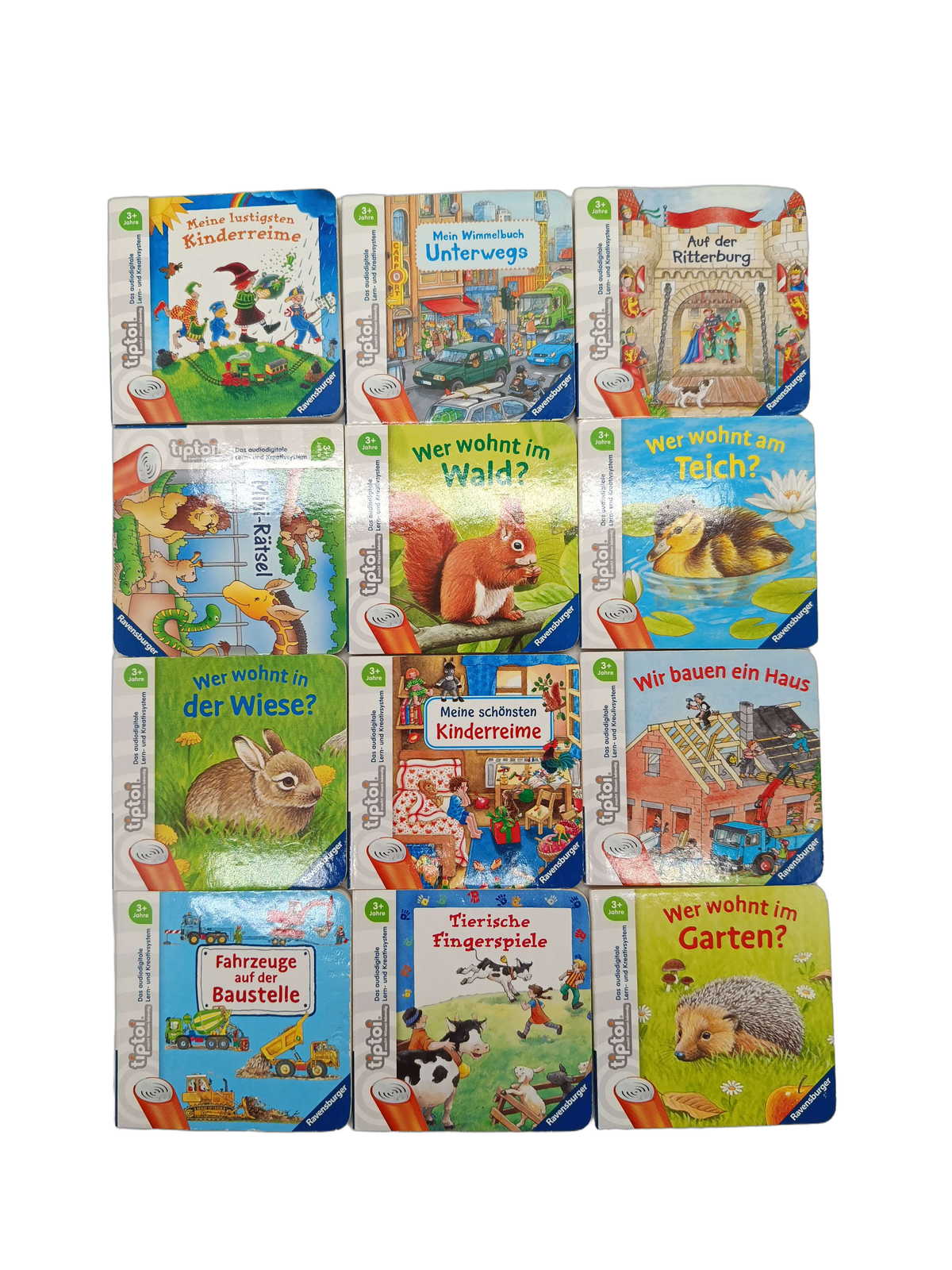 Ravensburger Bundle tiptoi Set von 12 Büchern Wimmelbuch Kinderreime