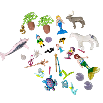 Playmobil Bundle Meerjungfrau Fee Einhorn Set Figuren & Tiere