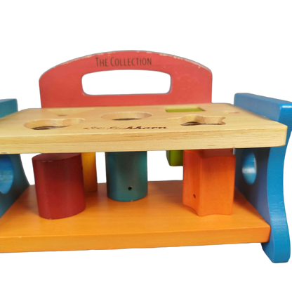 Eichhorn Bundle Montessori Set von 2 Werkbank & Steckwürfel