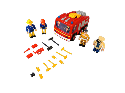 Feuerwehrmann Sam Jupiter Feuerwehrwagen mit Figuren & Zubehör