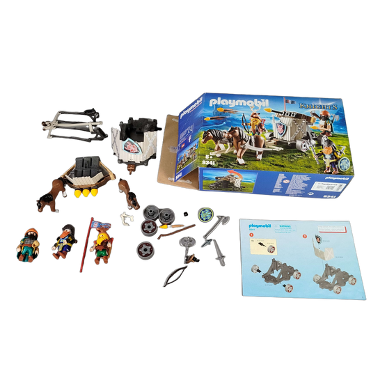 Playmobil Ponygespann mit Zwergenballiste 9341 Spielset