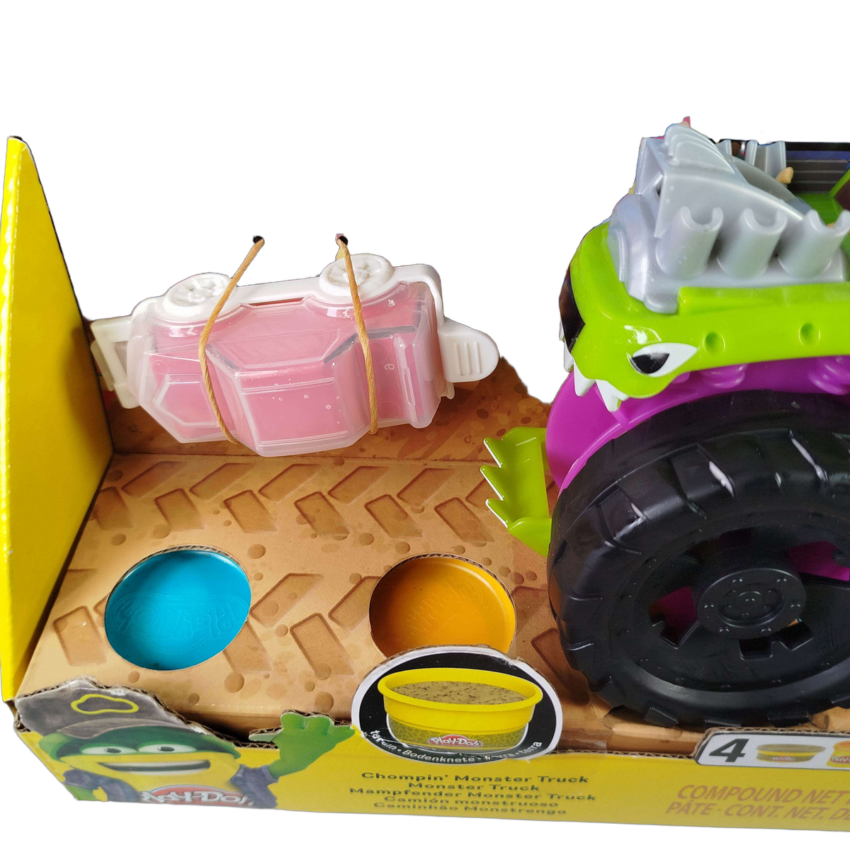 Hasbro Play-Doh Chompin' Monster Truck F1322 Knet-Set neuwertig