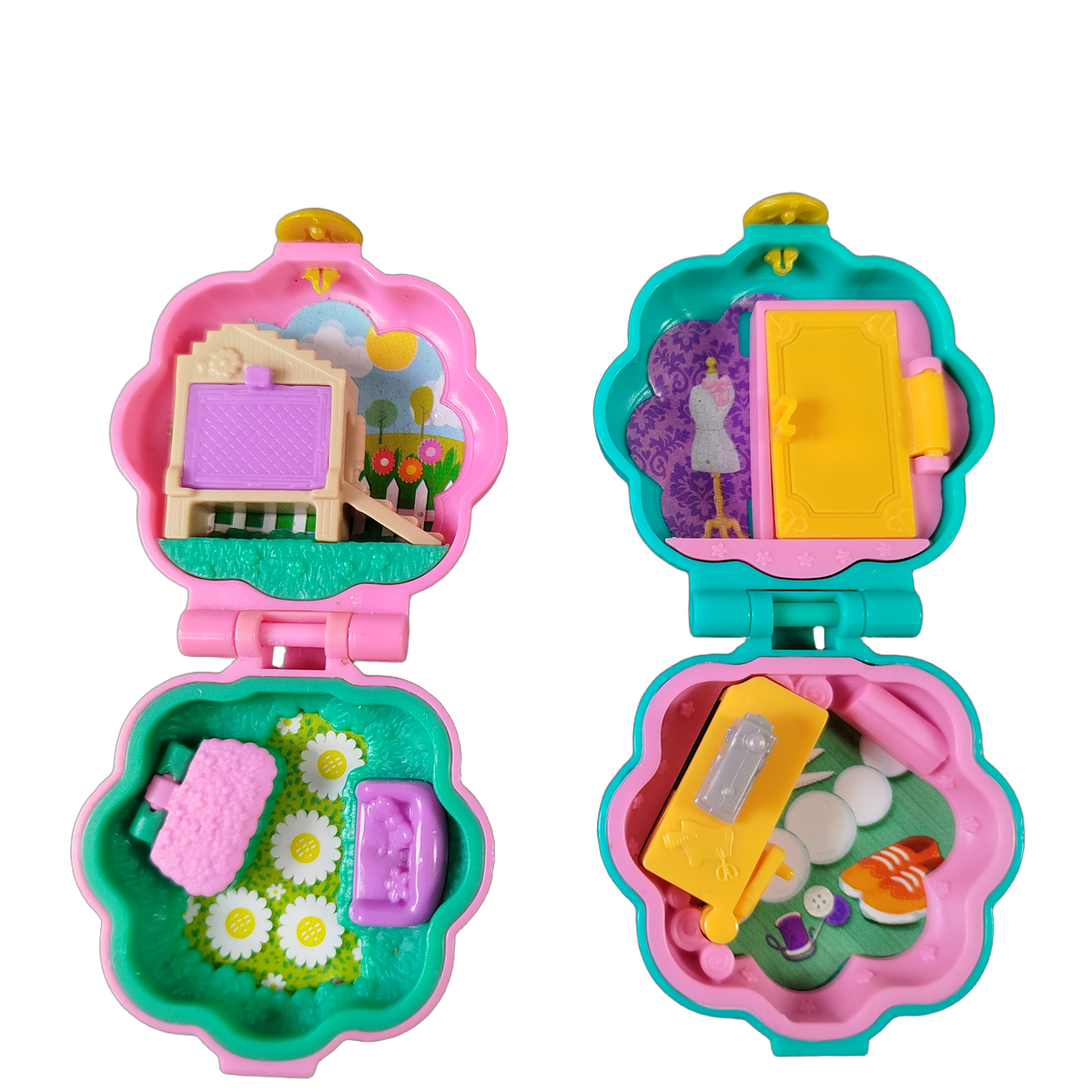 Mattel Bundle Polly Pocket Set von 8 Kompakt-Spielwelten