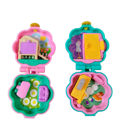 Mattel Bundle Polly Pocket Set von 8 Kompakt-Spielwelten