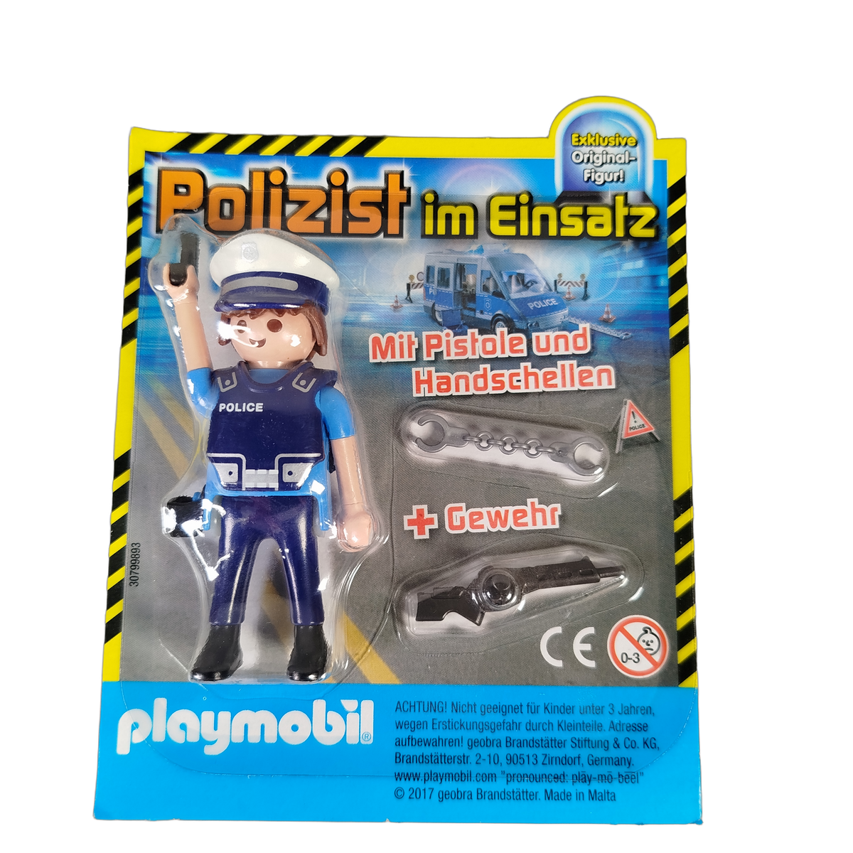 Playmobil Bundle Polizei & Einhorn & Football Set von 3 Figuren, Neu