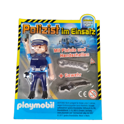 Playmobil Bundle Polizei & Einhorn & Football Set von 3 Figuren, Neu