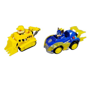 Spin Master Bundle Paw Patrol Set von 4 Feuerwehrauto & Bulldozer