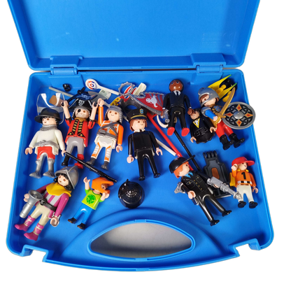 Playmobil Bundle Polizei großes Set Figuren & Zubehör, Boot, Kanone