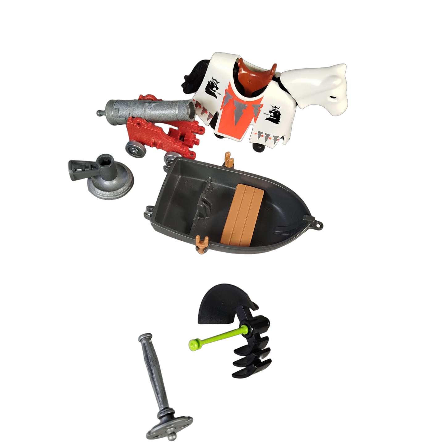 Playmobil Bundle Polizei großes Set Figuren & Zubehör, Boot, Kanone