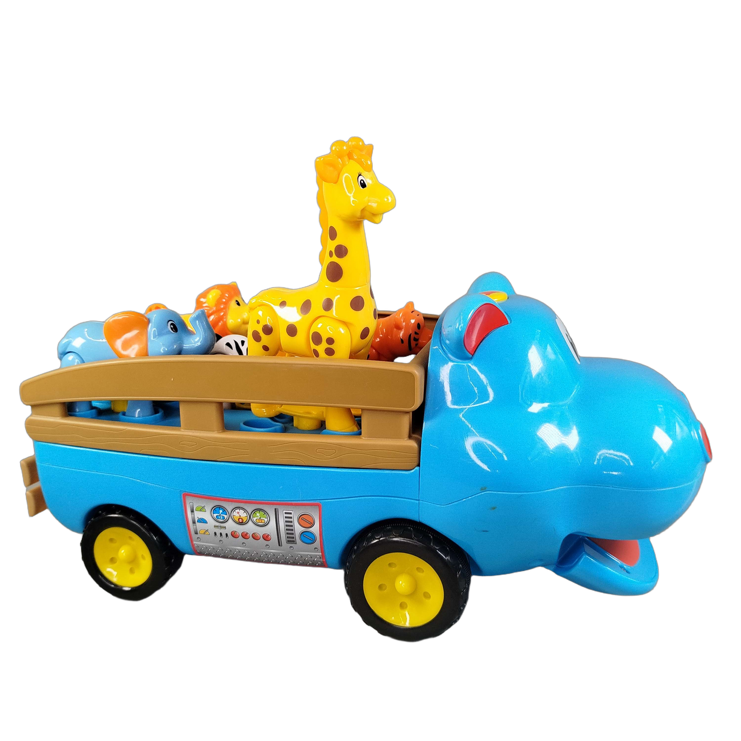Kiddieland Babyfahrzeug Nilpferd mit Tierfiguren