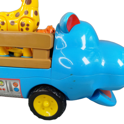 Kiddieland Babyfahrzeug Nilpferd mit Tierfiguren