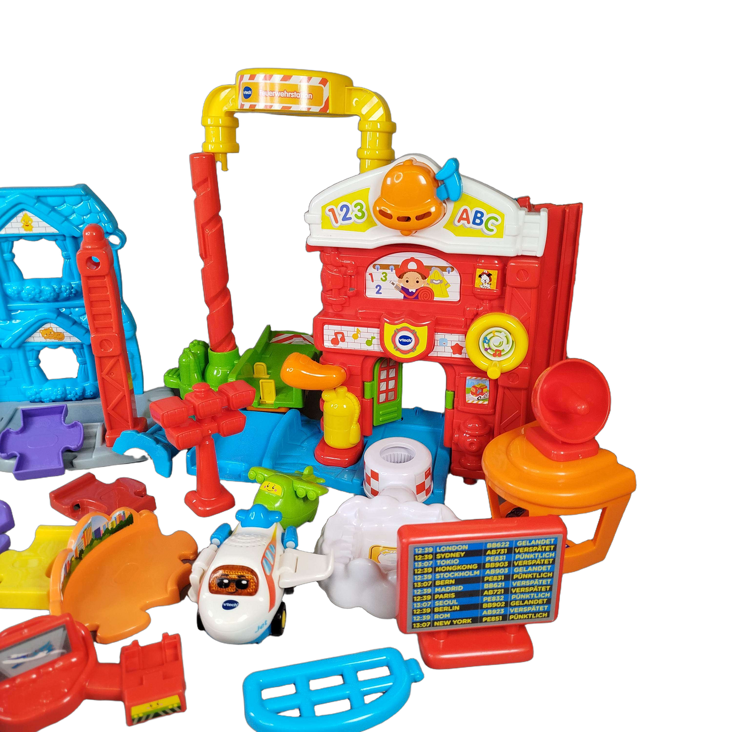 VTech Bundle Feuerwehr Set Station, Auto & Hubschrauber